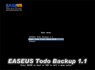 boot from hard disk