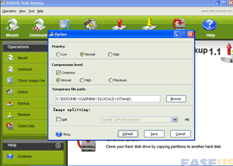 Change Backup Priority