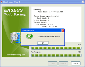 Succeed in checking image file